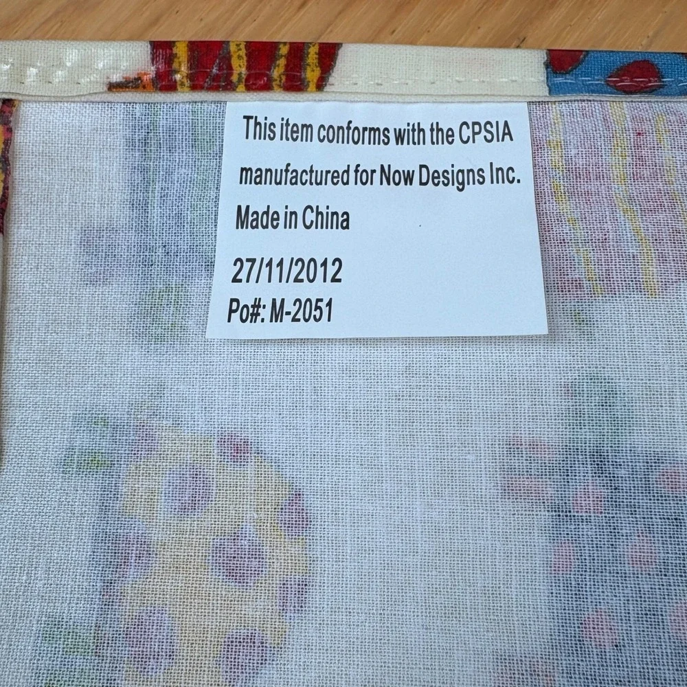 Kids Apron Waterproof Unisex Adjustable Neck Strap Turtles Pockets Cotton w/ PVC - Picture 7 of 9